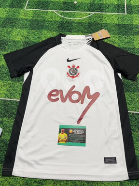 Timão x Veigh (EVOM) Home Shirt 25/26 - White Men's Fan Shirt